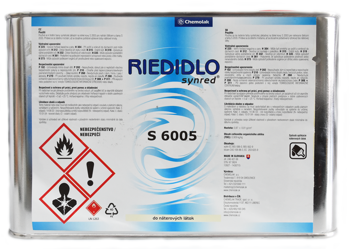 RIEDIDLO S 6005, SYNDRED, Chemolak