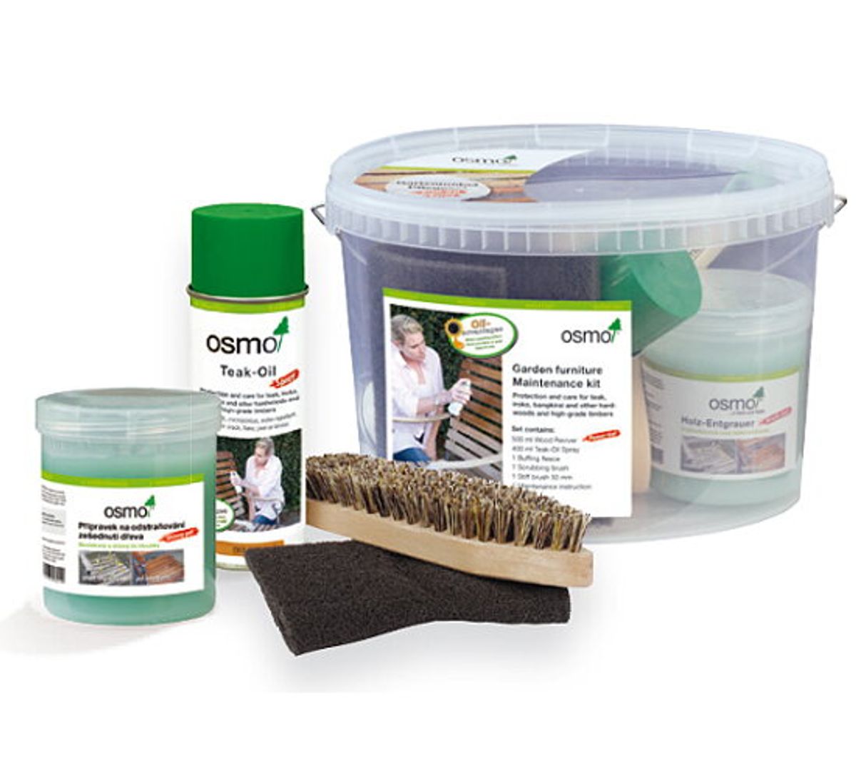 SADA NA ÚDRŽBU ZÁHRADNÉHO NÁBYTKU - Oživenie a čistenie zašednutého dreva