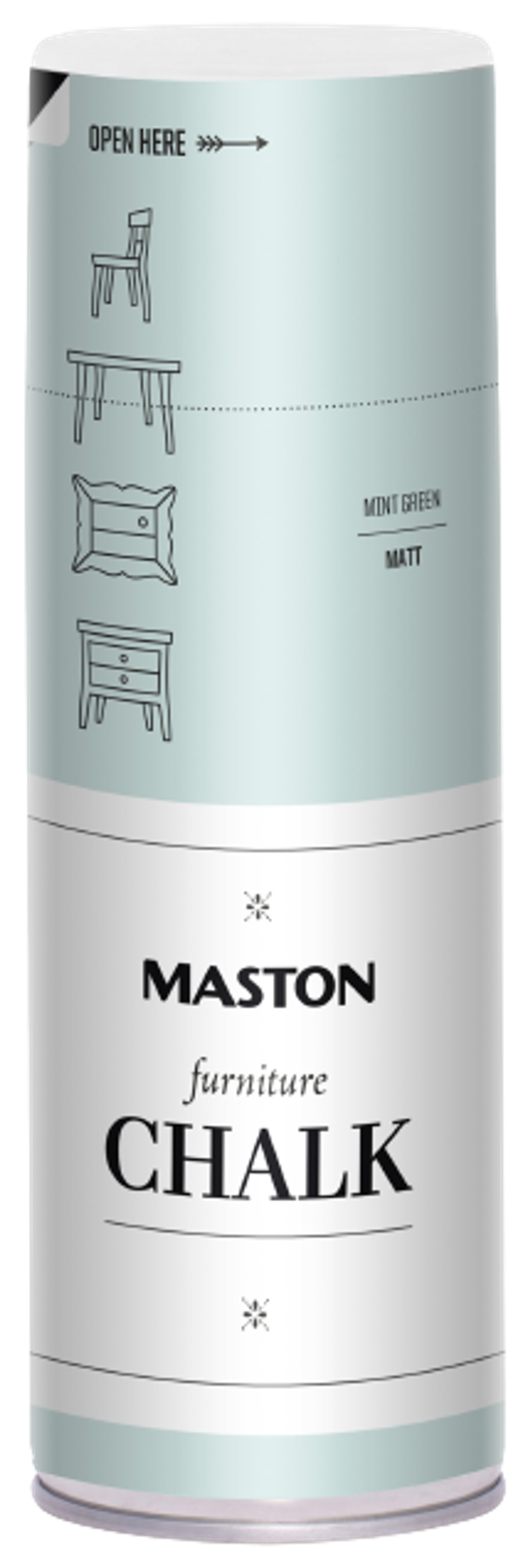 SPRAYPAINT MASTON FURNITURE CHALK - Kriedová farba v spreji na nábytok