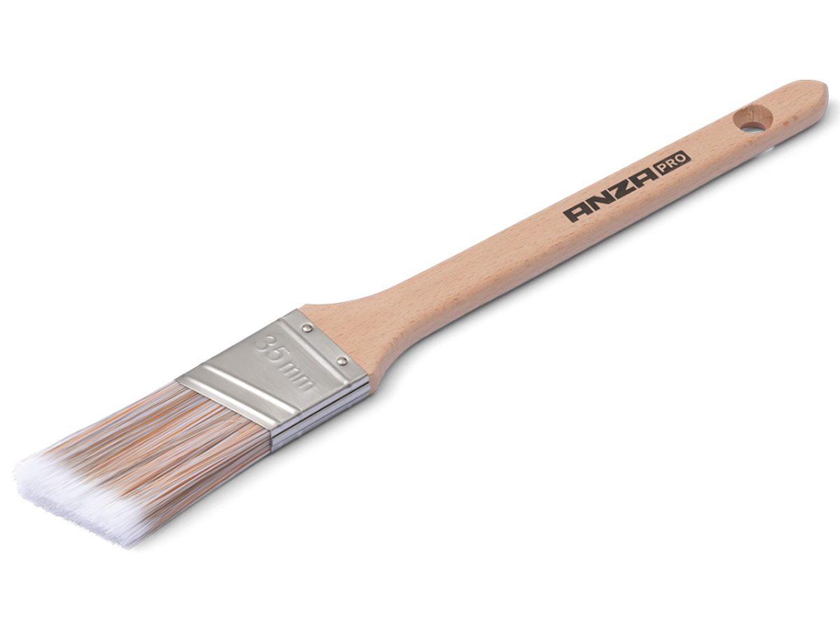 SUPER SOFT ANGLE CUT BRUSH WOOD - Štetec drevený super soft