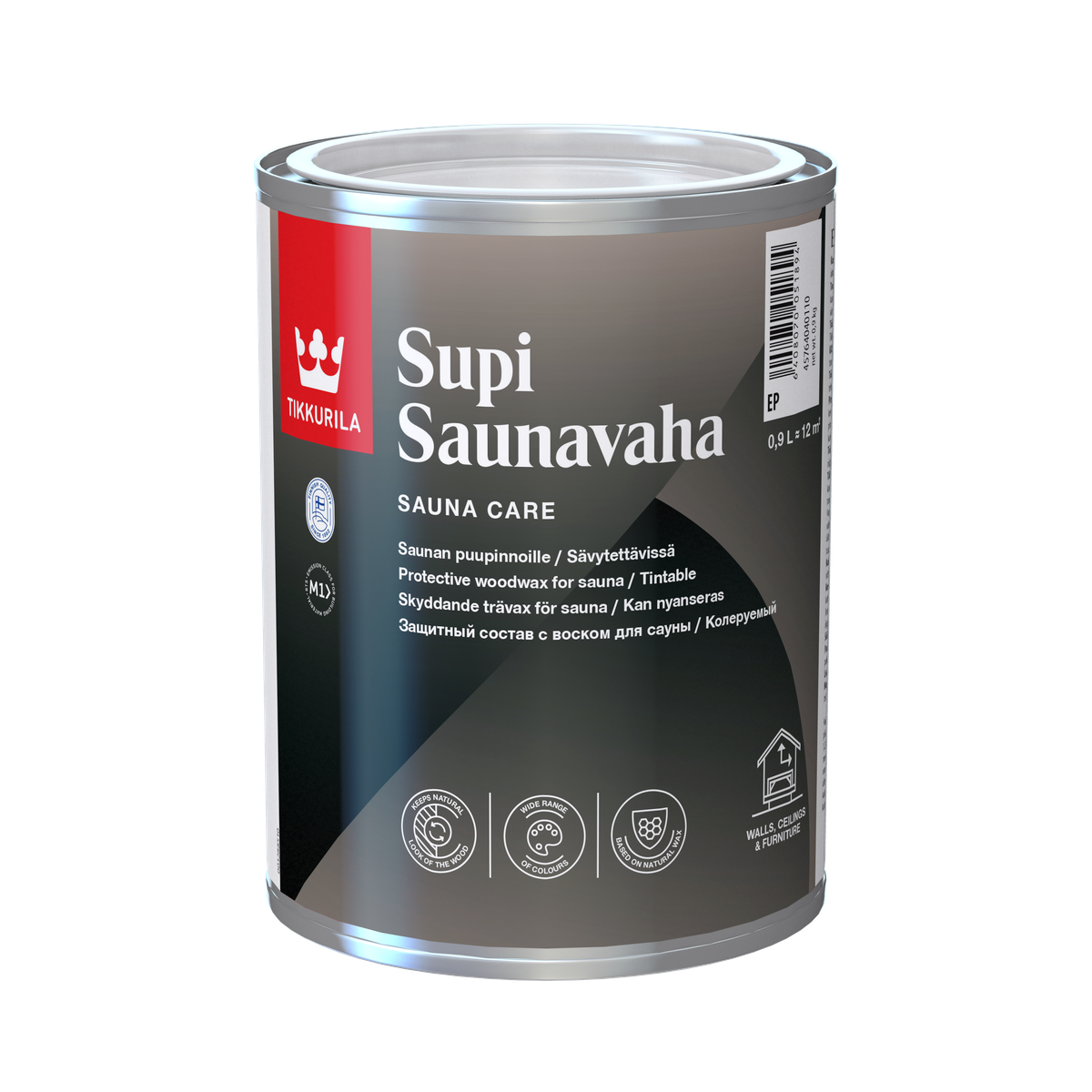 SUPI SAUNAVAHA, ochranný prostriedok na drevo, TIKKURILA