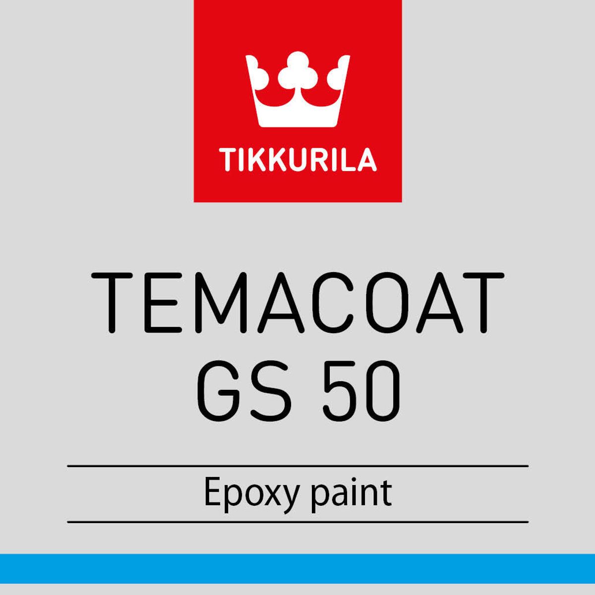 TEMACOAT GS 50 - Dvojzložkový, polyamidom vytvrdzovaný, epoxidovaný náter