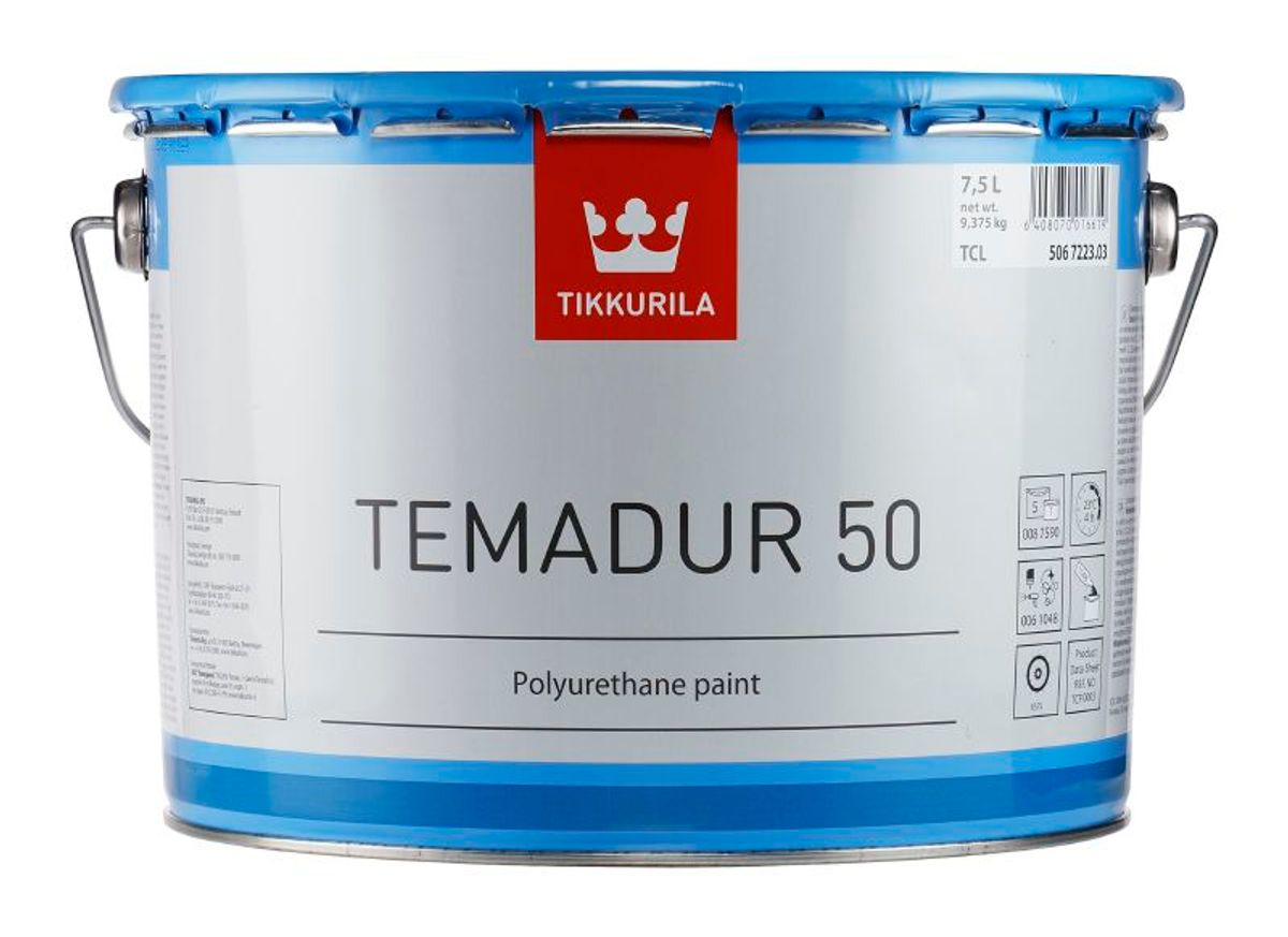 TEMADUR 50, polyuretánová farba, TIKKURILA