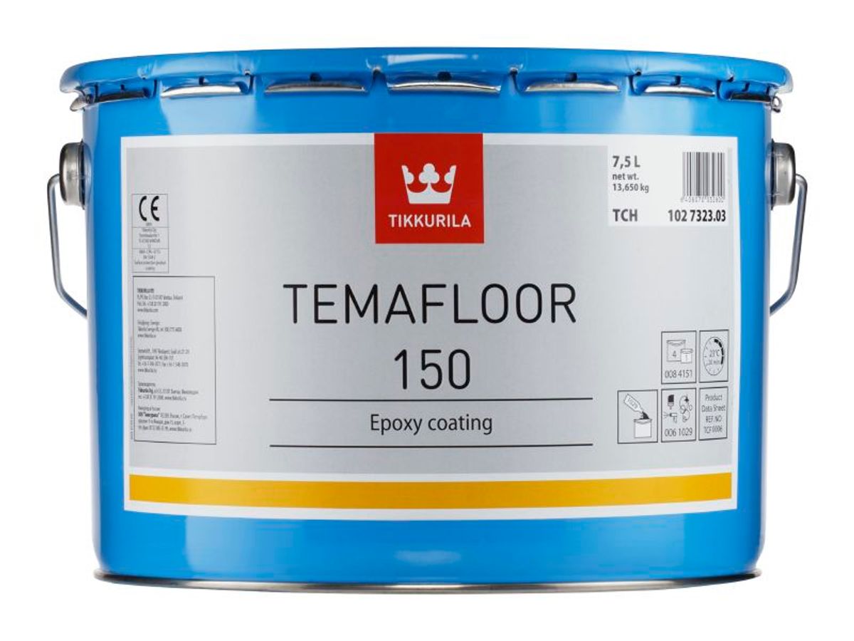 TEMAFLOOR 150, epoxidová farba, TIKKURILA