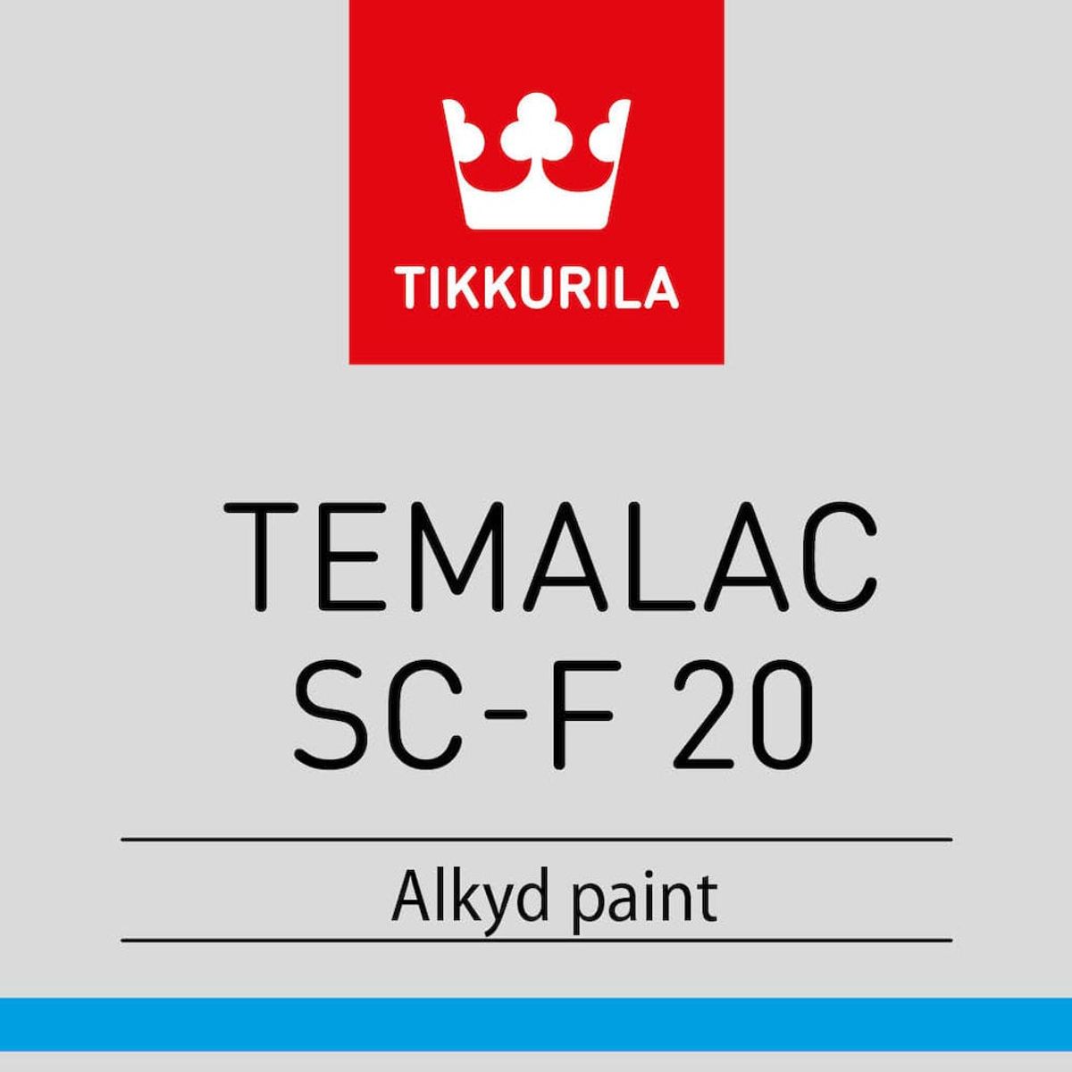 TEMALAC SC-F 20, vysokosušinová alkydová farba, TIKKURILA