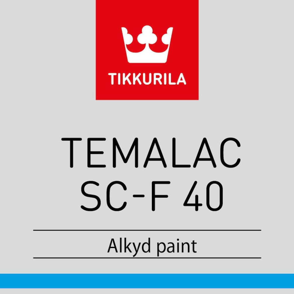 TEMALAC SC-F 40, vysokosušinová alkydová farba, TIKKURILA