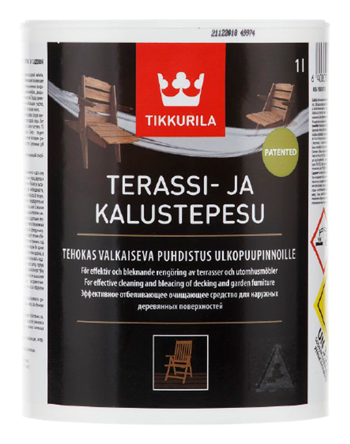 TERASSI - JA KALUSTEPESU, čistič, Tikkurila