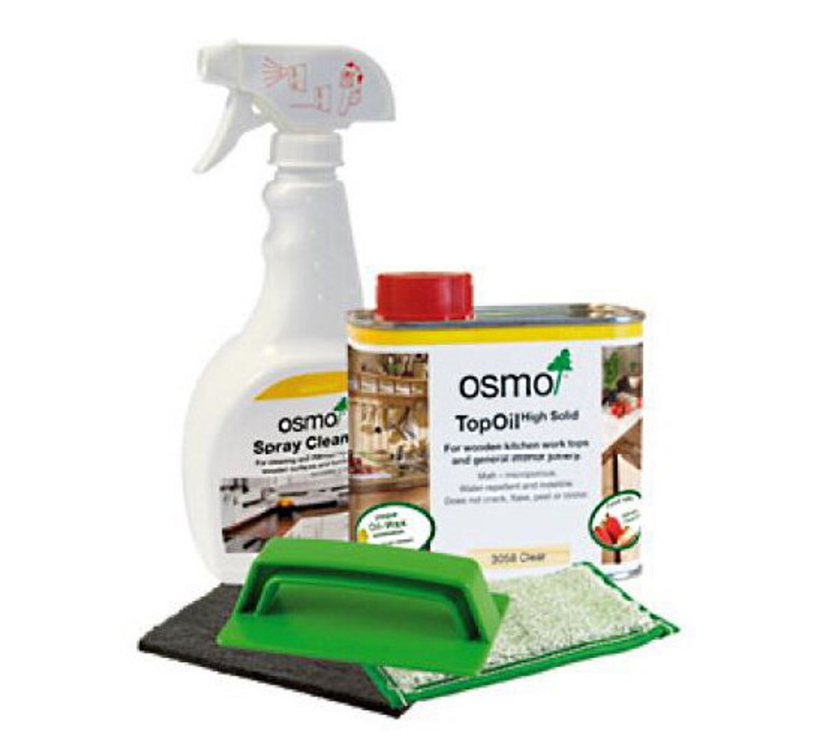 TOP OLEJ ÚDRŽBOVÁ SADA - Na čistenie a údržbu drevených plôch v interiéroch
