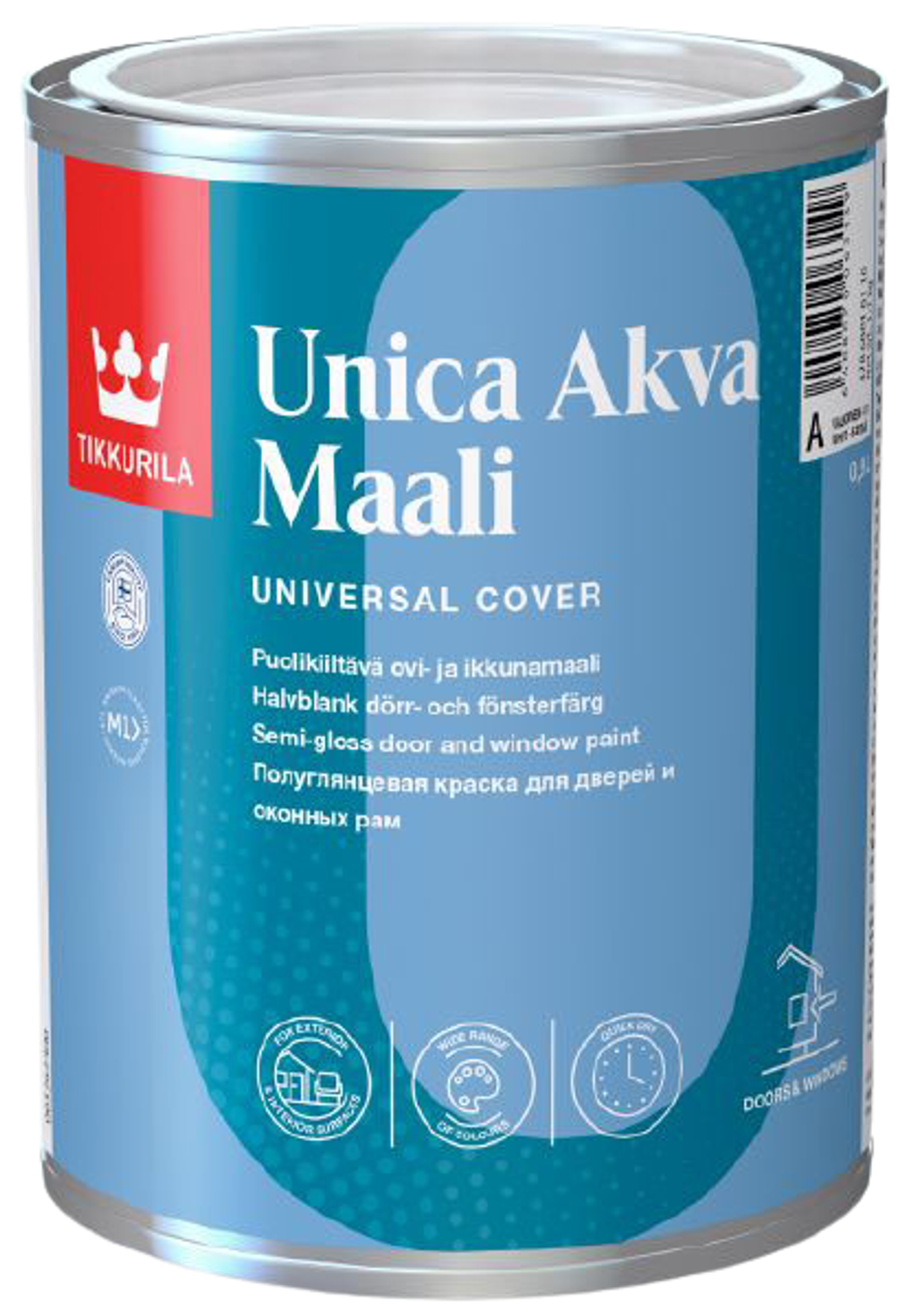 UNICA AKVA MAALI, farba na okná, TIKKURILA