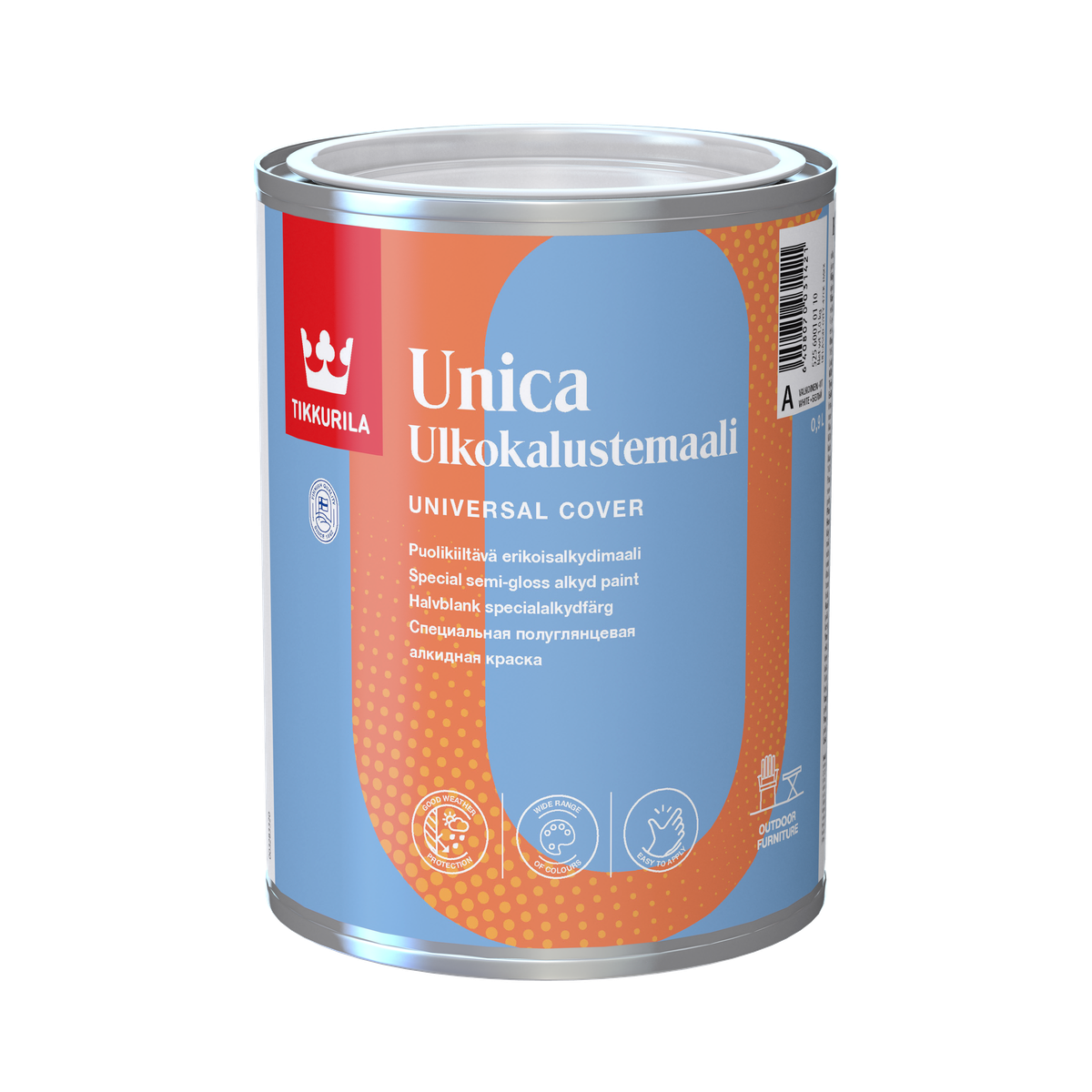 UNICA ENAMEL, emailová farba, TIKKURILA