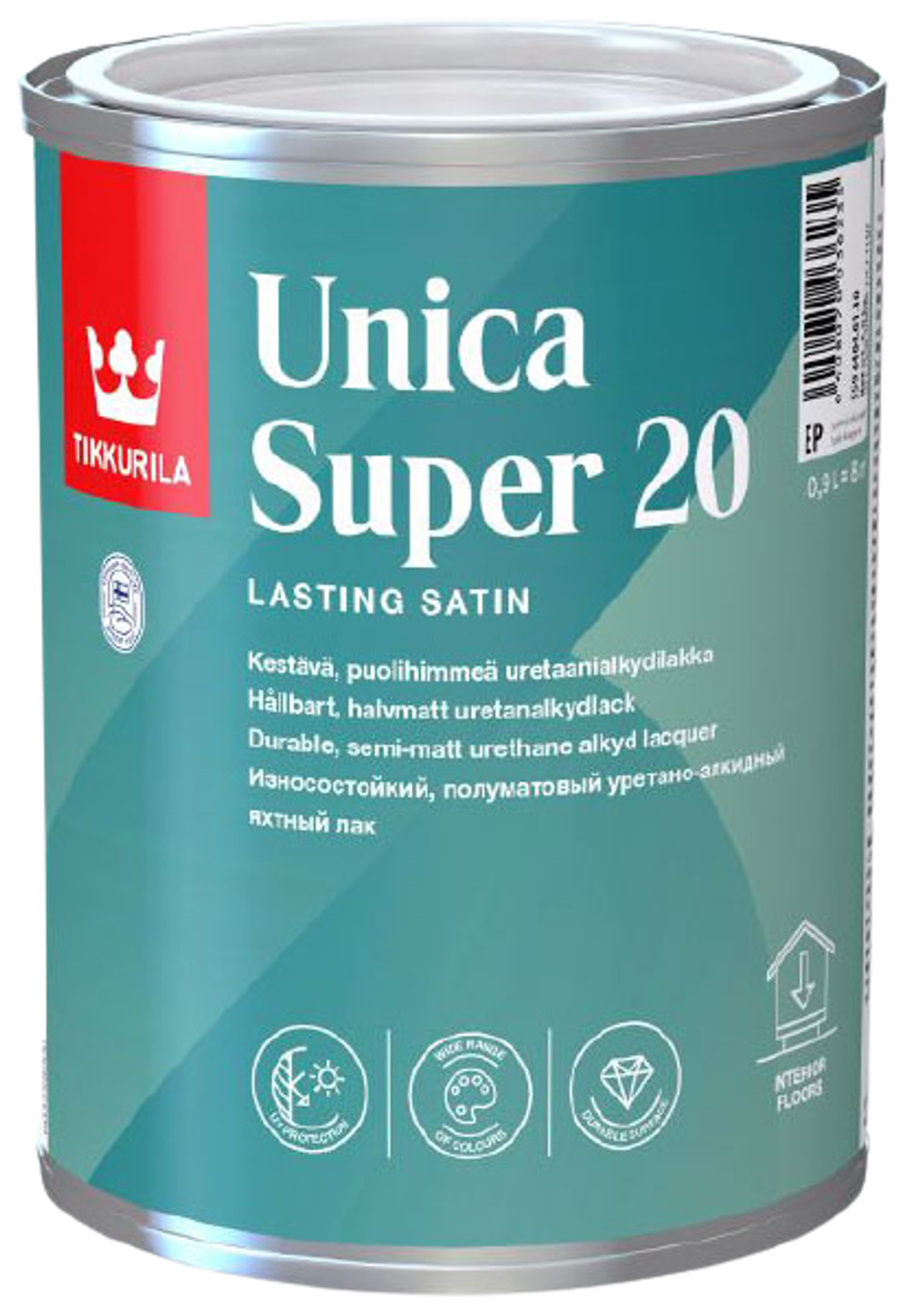 UNICA SUPER 20, lak na drevo, TIKKURILA