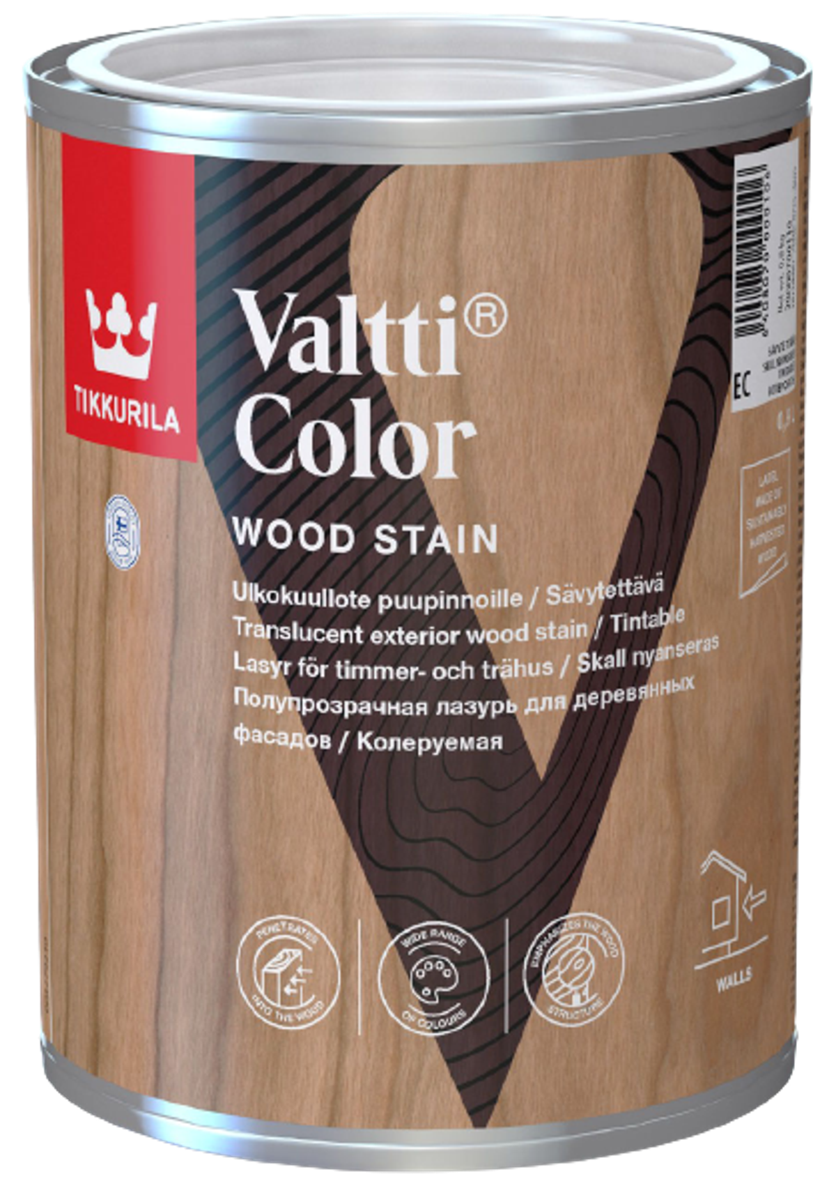 VALTTI COLOR, tenkovrstvá lazúra na drevo, TIKKURILA