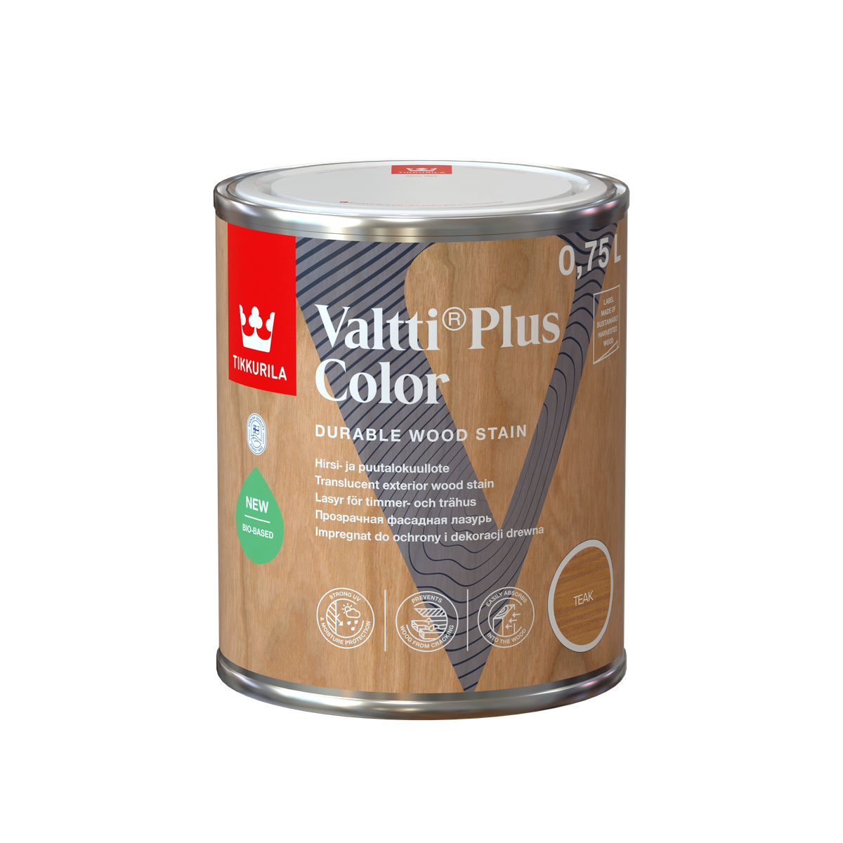 VALTTI PLUS COLOR - Odolná lazúra na drevo