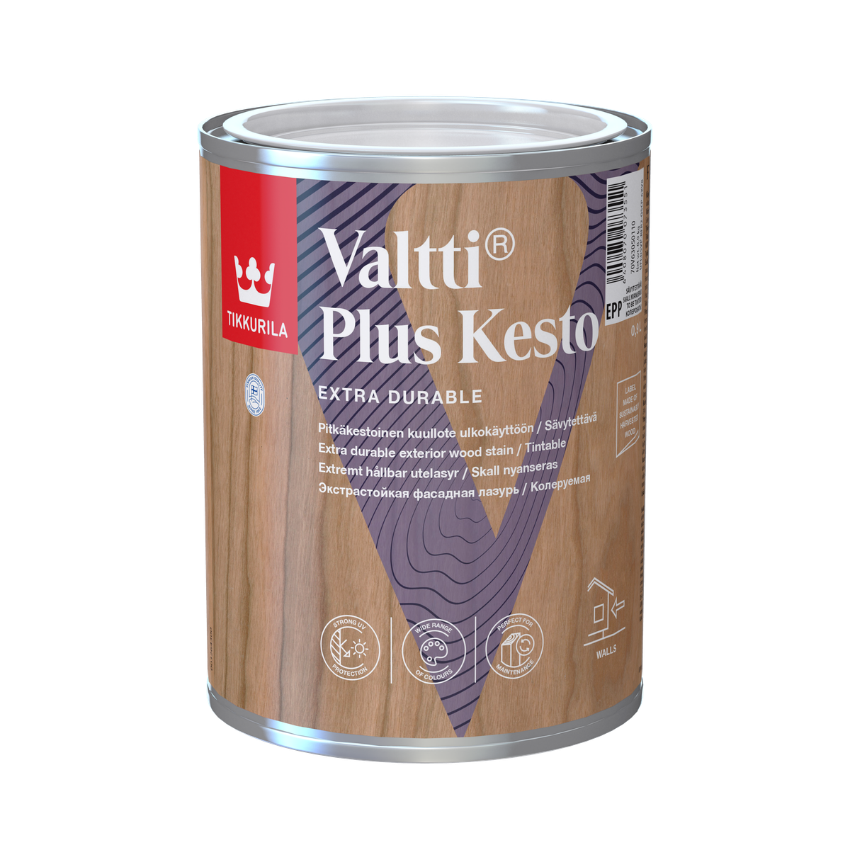 VALTTI PLUS KESTO, tenkovrstvá lazúra na drevo, TIKKURILA