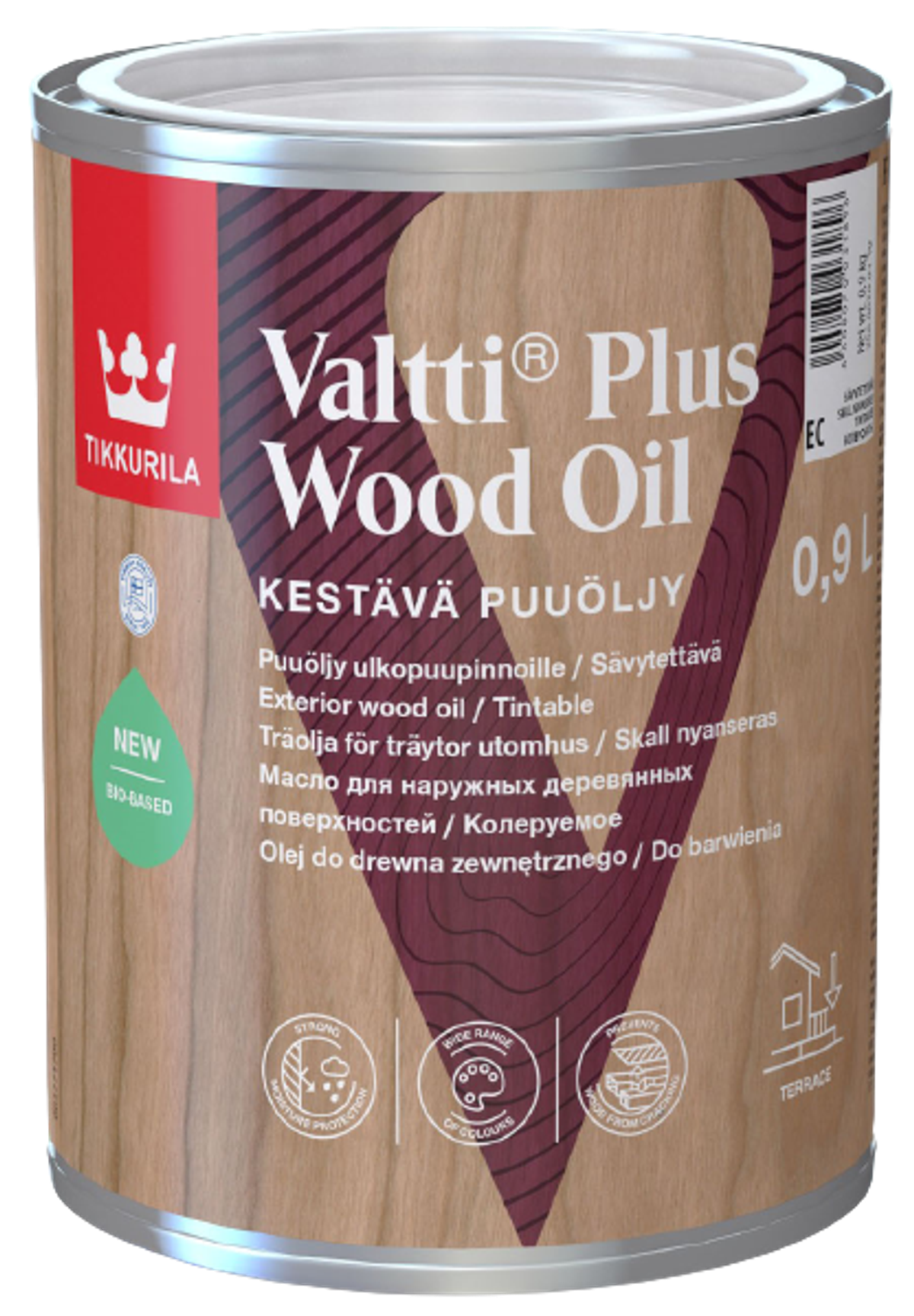 VALTTI WOOD OIL AKVA, olej na drevo, TIKKURILA