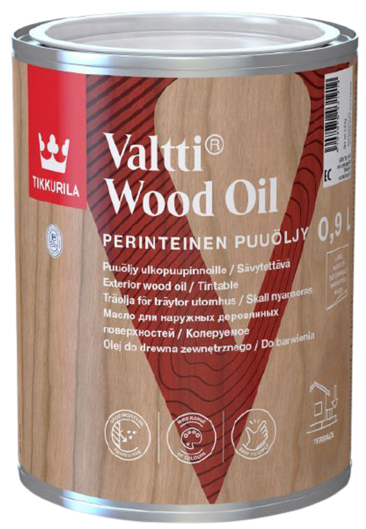 VALTTI WOOD OIL, tradičný olej na drevo, TIKKURILA