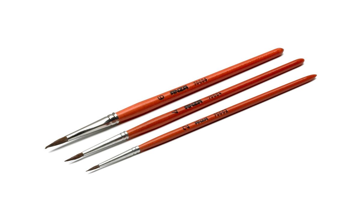 Komplet štetcov pre vodové farby, ANZA