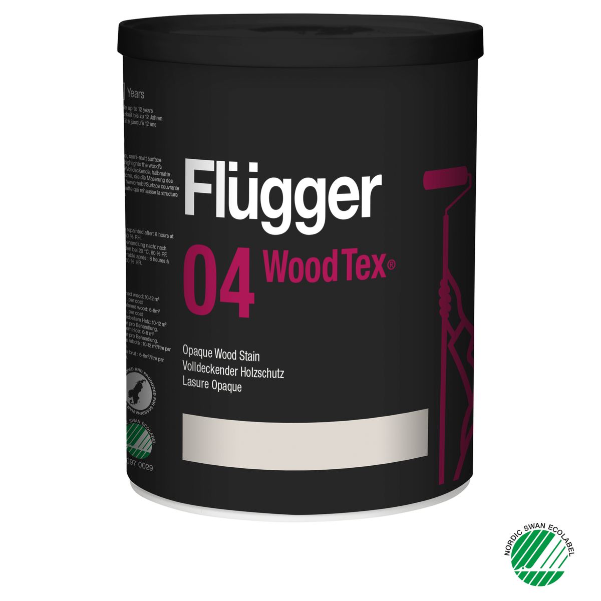 WOOD TEX 04 OPAQUE - Krycia polomatná farba na drevo